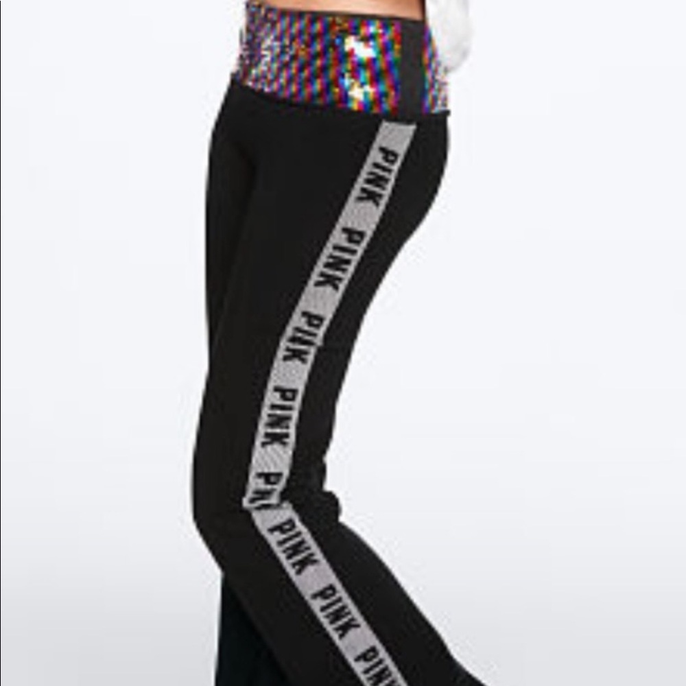 VS pink Bling Yoga Pants